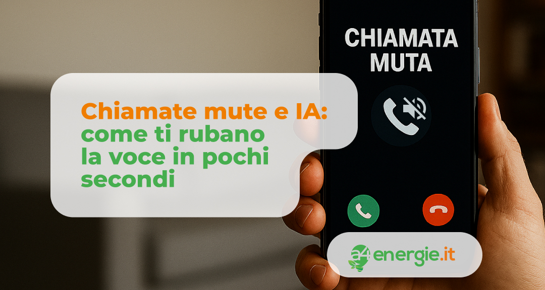 Chiamate mute e IA: come ti rubano la voce in pochi secondi