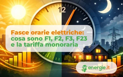 Fasce orarie elettriche: cosa sono F1, F2, F3, F23 e la tariffa monoraria